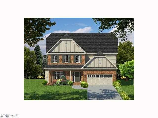 8234 Ballard Road Colfax, NC 27235 - Photo 1 of 7 Exterior Front. Home to be Built (Rendering only)