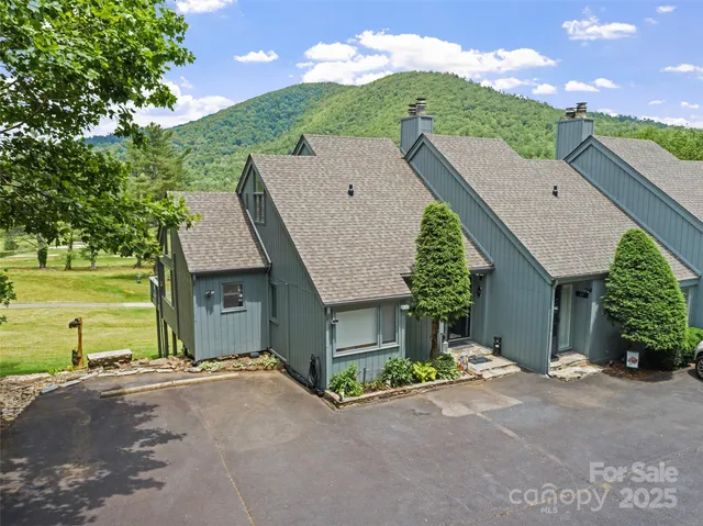 front view of a house with a street