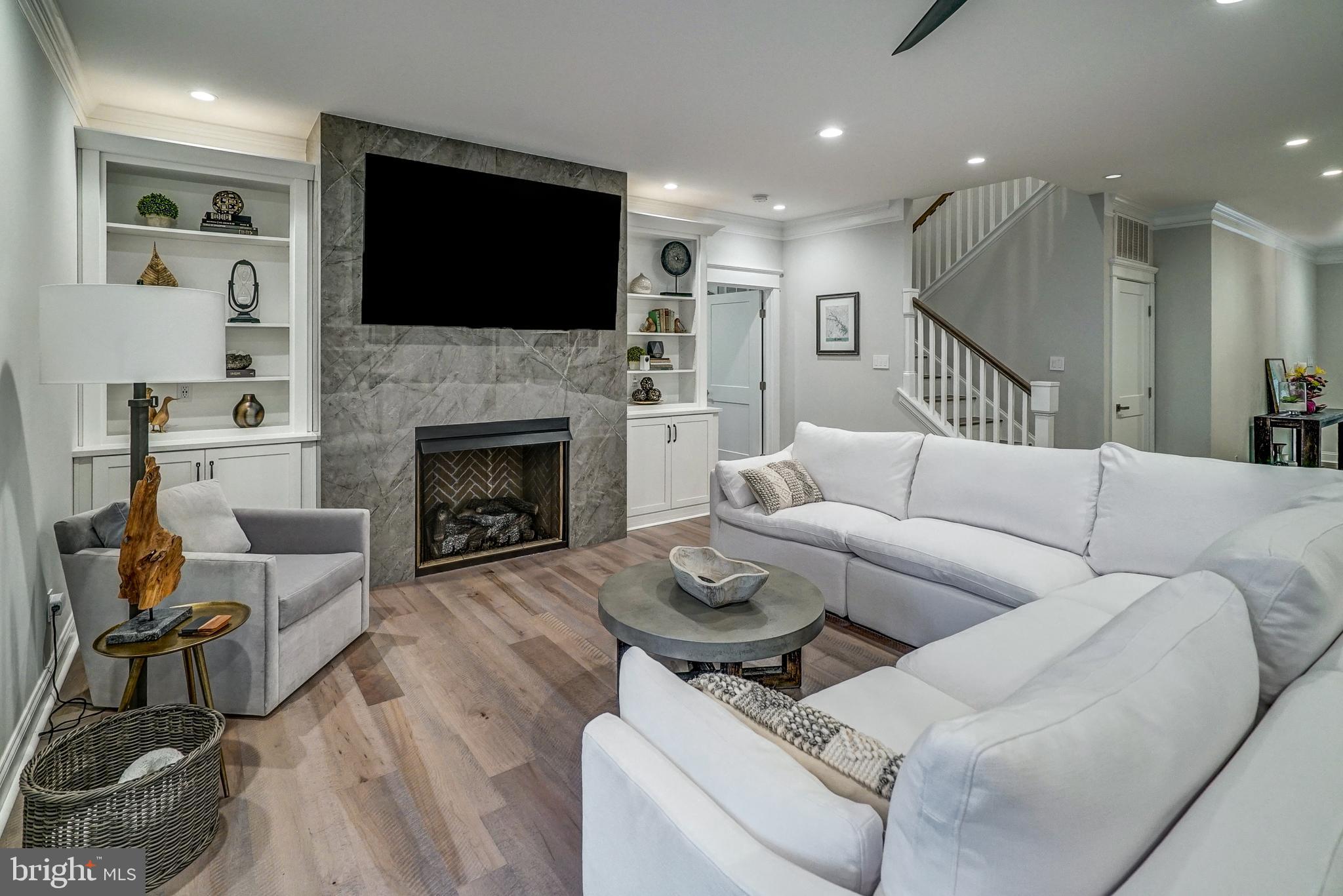 2935 A Minor Road Bumpass, VA 23024 - Photo 13 of 50 Floor to Ceiling Marble Gas Fireplace in Family RM