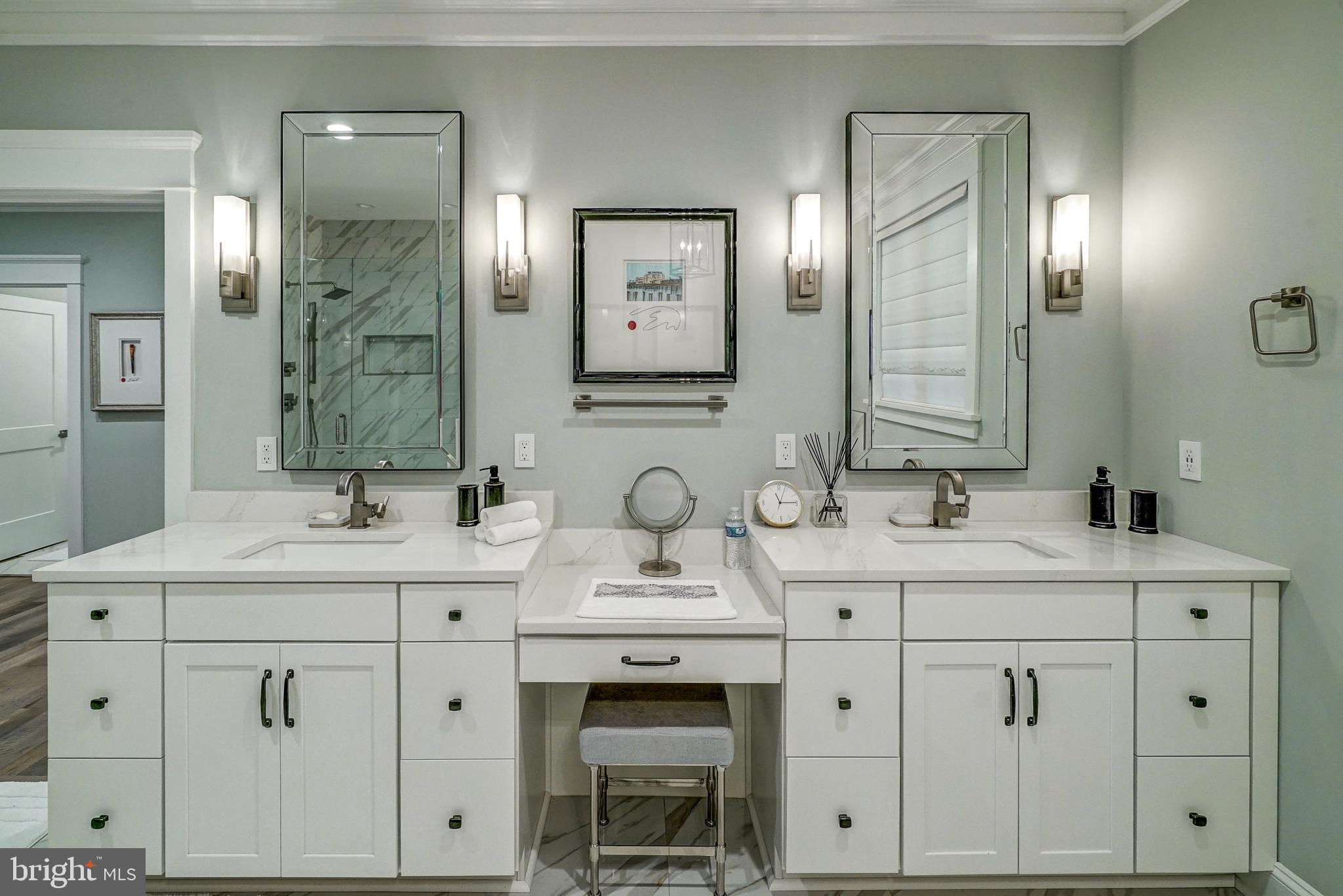 2935 A Minor Road Bumpass, VA 23024 - Photo 26 of 50 Double Vanity w/ Quartz Counters + Shaker Cabinet