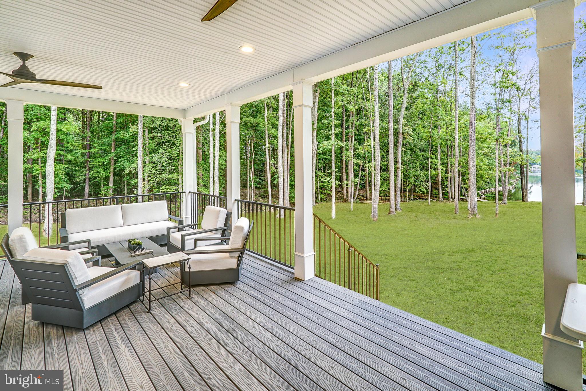 2935 A Minor Road Bumpass, VA 23024 - Photo 34 of 50 Trex Deck in Porch + Wooded Views