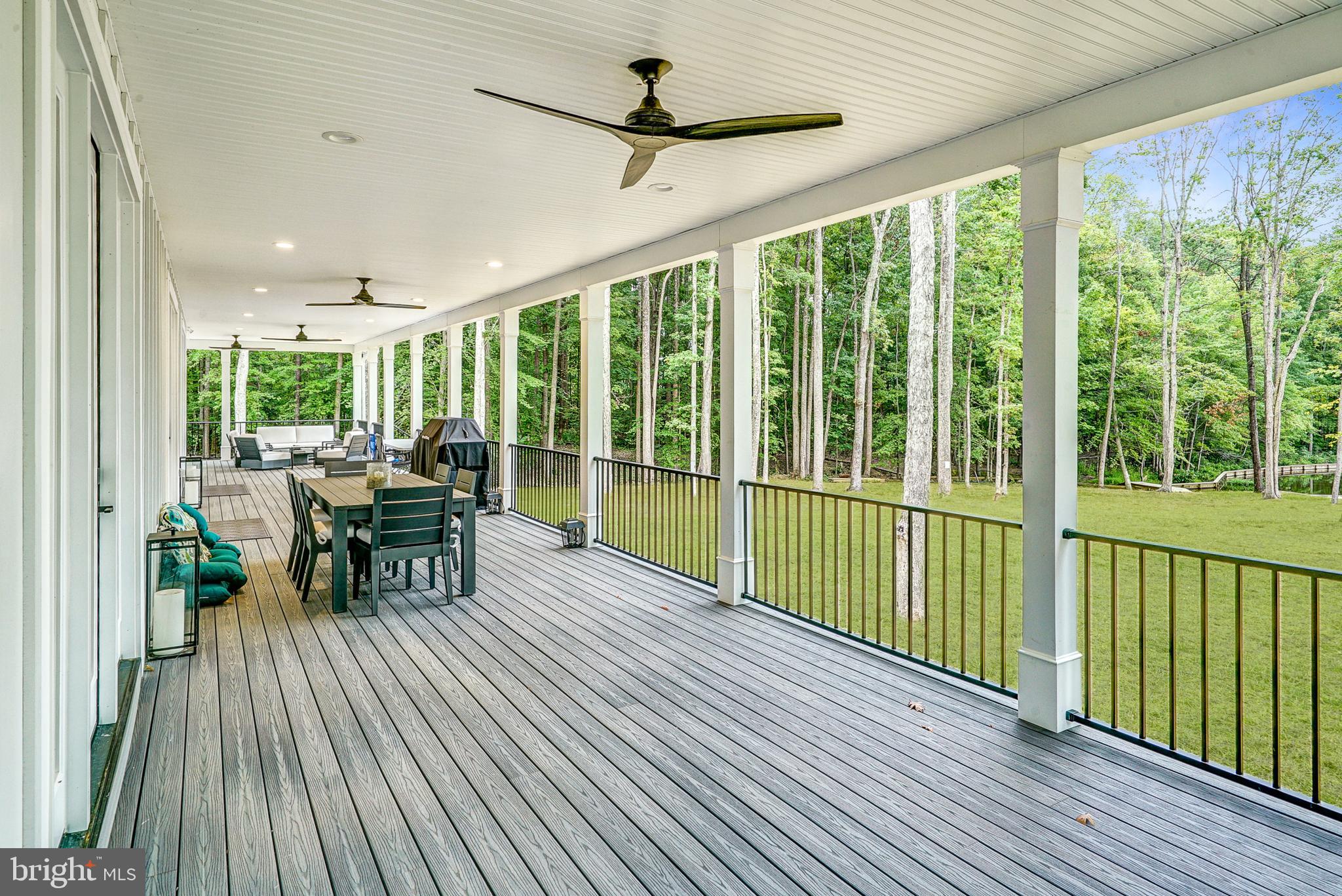 2935 A Minor Road Bumpass, VA 23024 - Photo 36 of 50 Beadboard Ceiling & Ceiling Fans in Porch