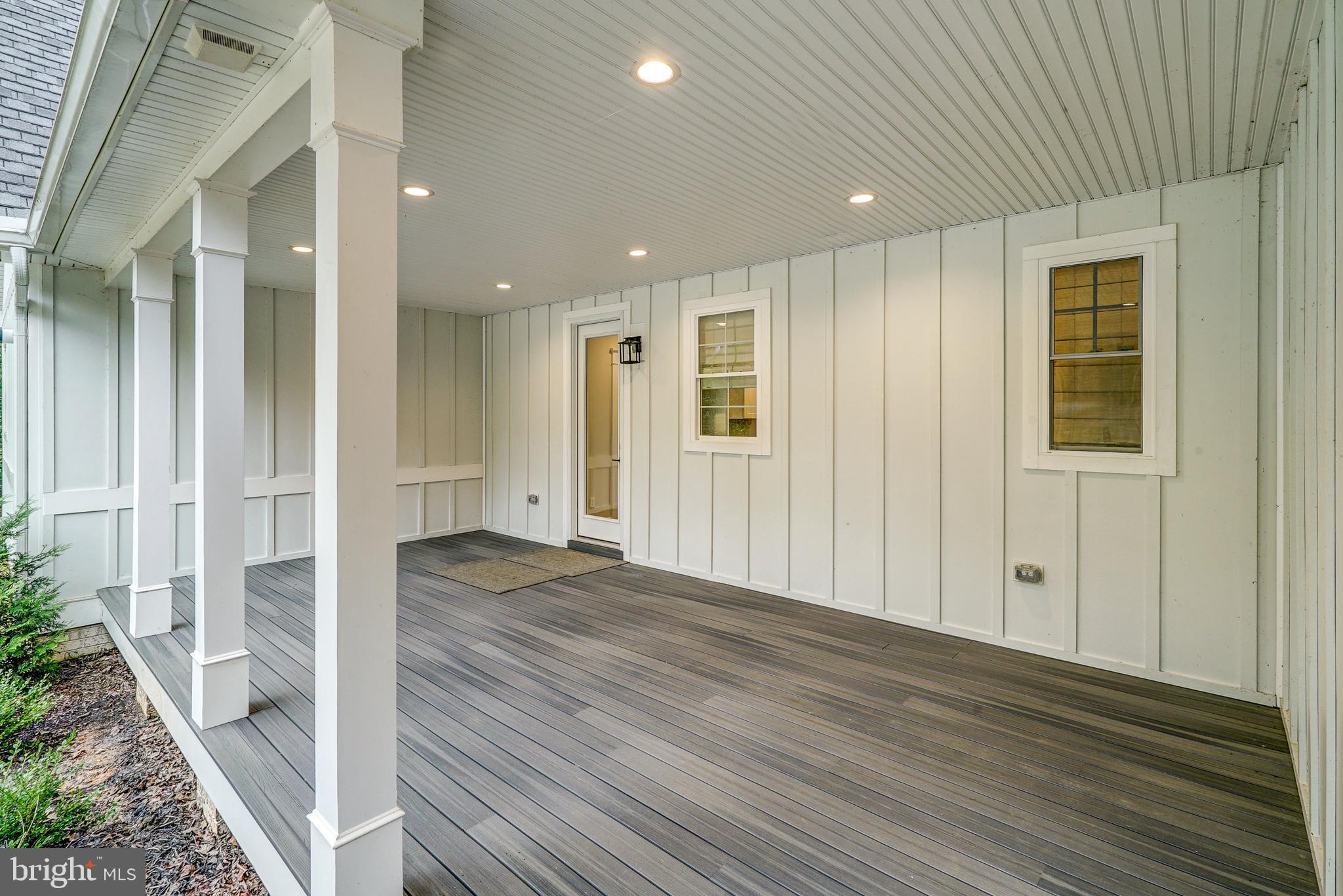 2935 A Minor Road Bumpass, VA 23024 - Photo 37 of 50 Second Covered Porch with Recessed Lighting