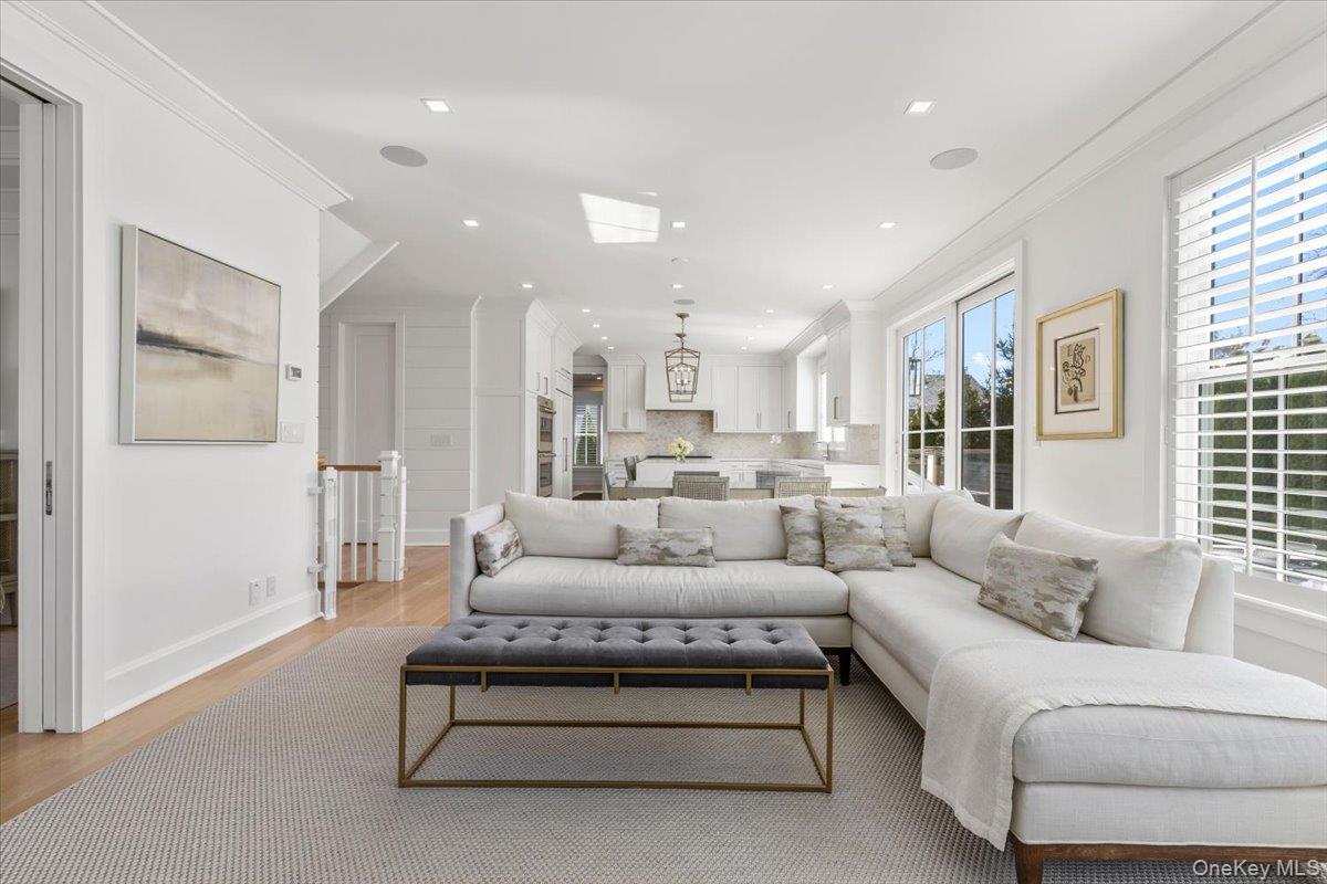 100 Dearborn Avenue Rye, NY 10580 - Photo 10 of 49 The family room features a gas fireplace and an abundance of natural light.