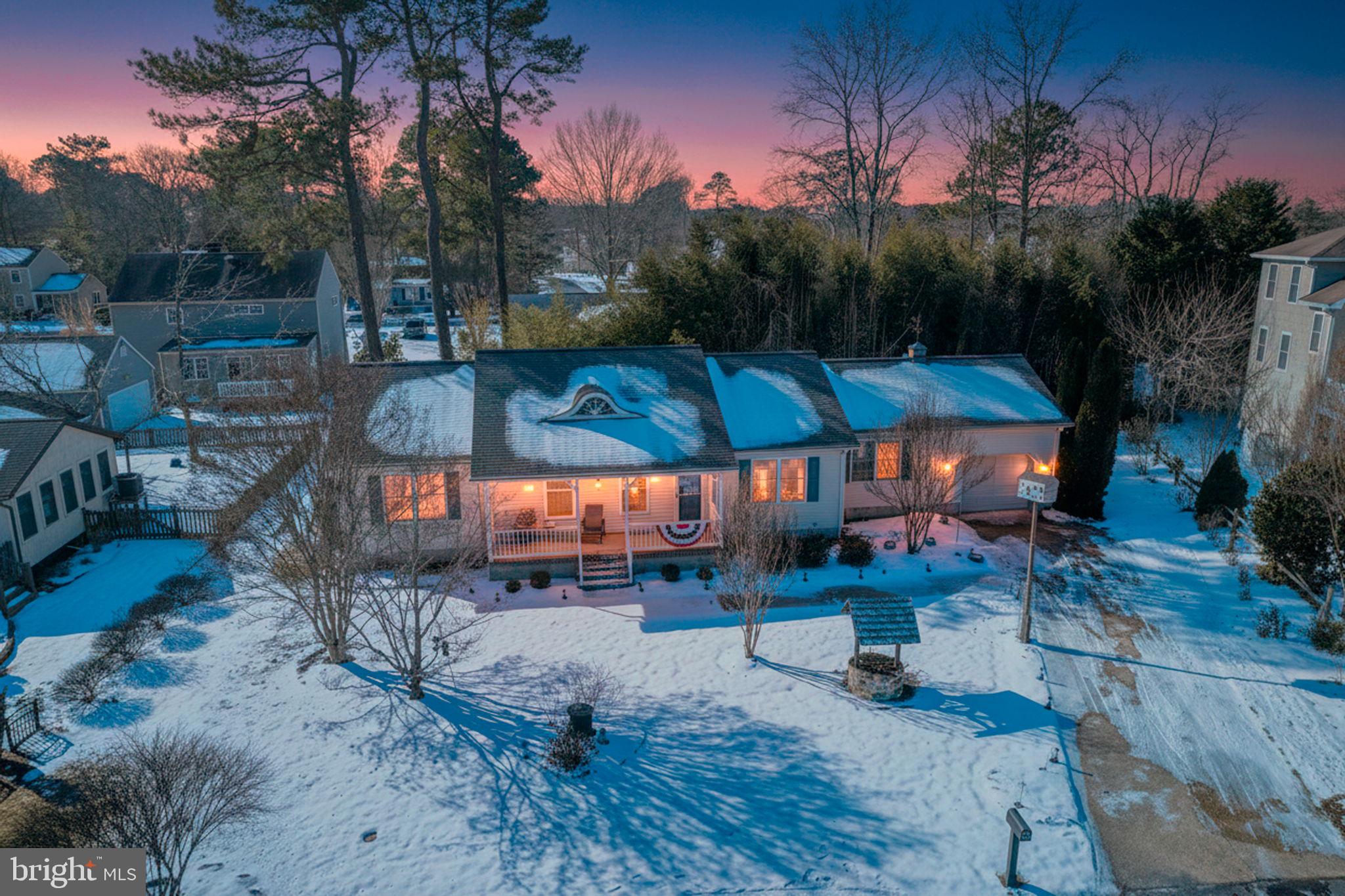 an outdoor space with seating space