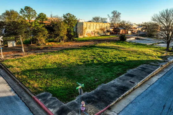 a view of swimming pool with a garden