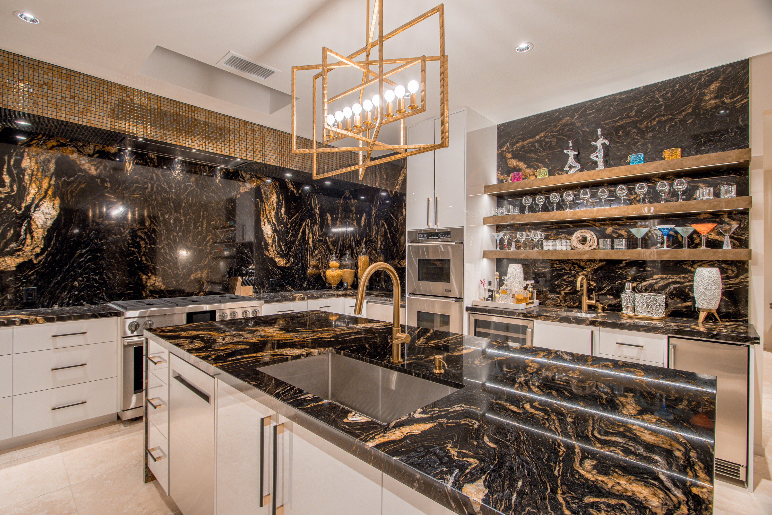 37355 Palm View Road Rancho Mirage, CA 92270 - Photo 19 of 49 a kitchen with a stove and a sink