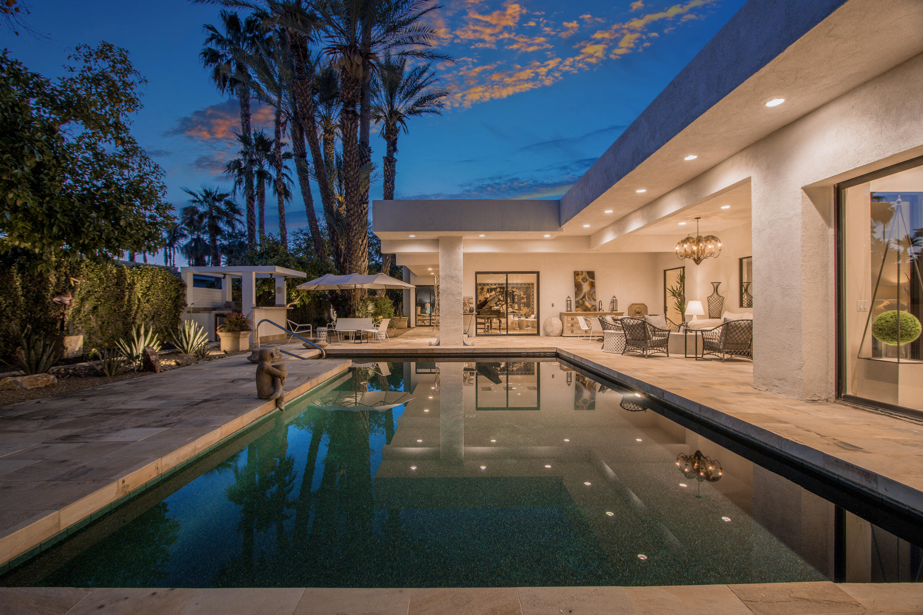 37355 Palm View Road Rancho Mirage, CA 92270 - Photo 42 of 49 a view of a swimming pool with a patio