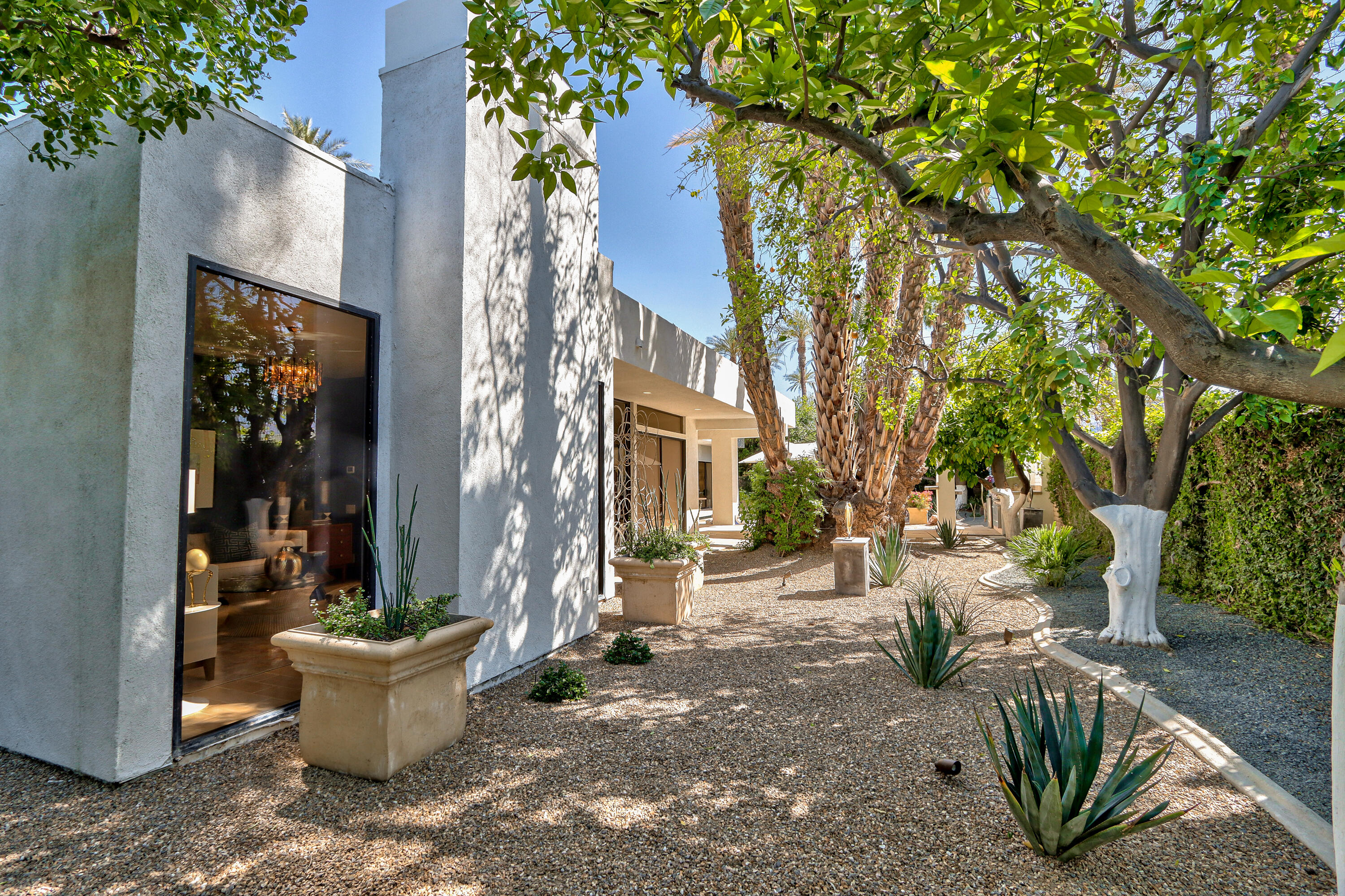 37355 Palm View Road Rancho Mirage, CA 92270 - Photo 46 of 49 a view of a house with backyard and sitting area
