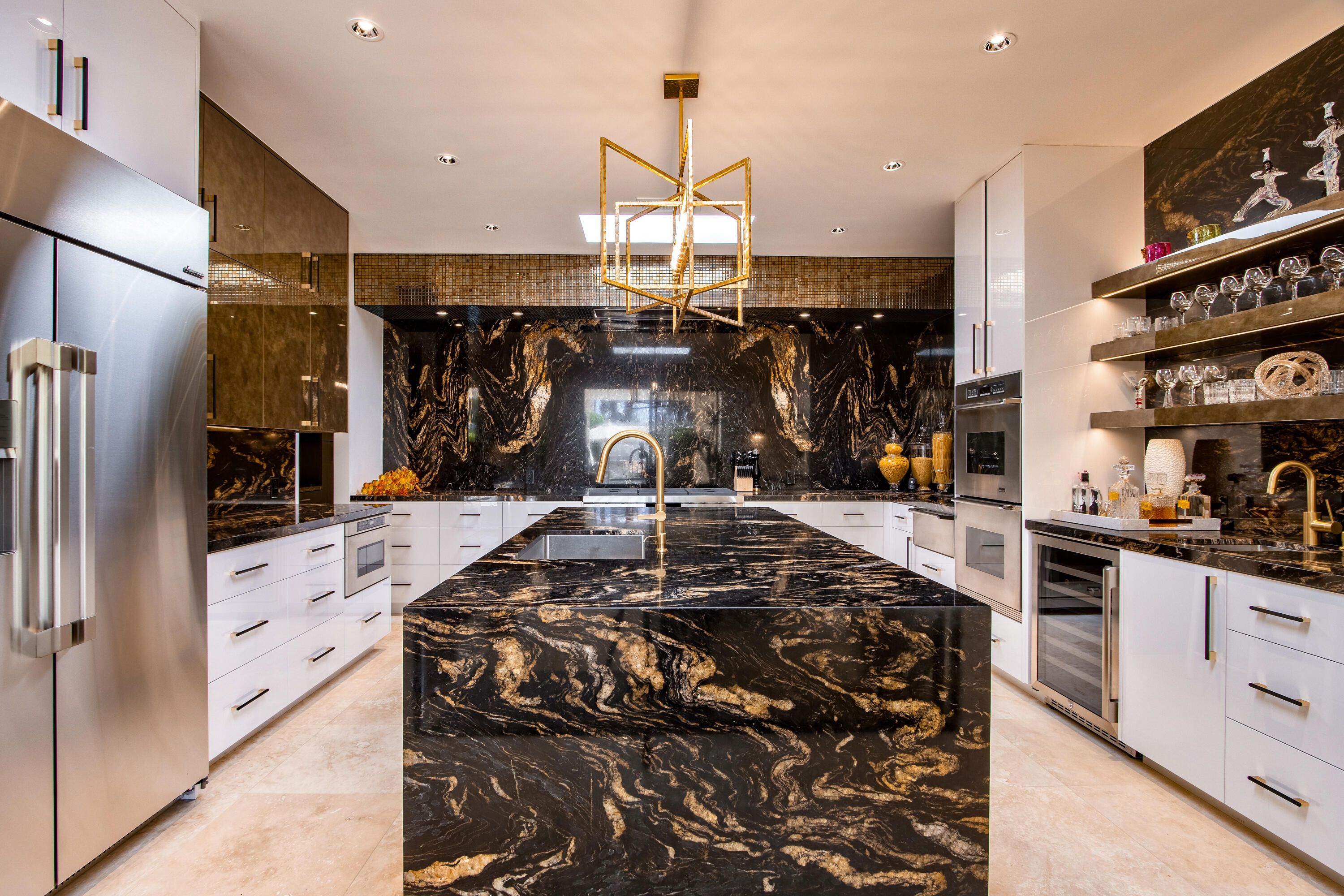 37355 Palm View Road Rancho Mirage, CA 92270 - Photo 5 of 49 a kitchen with stainless steel appliances granite countertop a stove and cabinets
