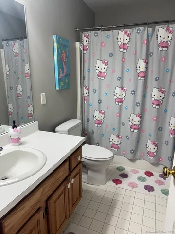 a bathroom with a sink toilet and vanity