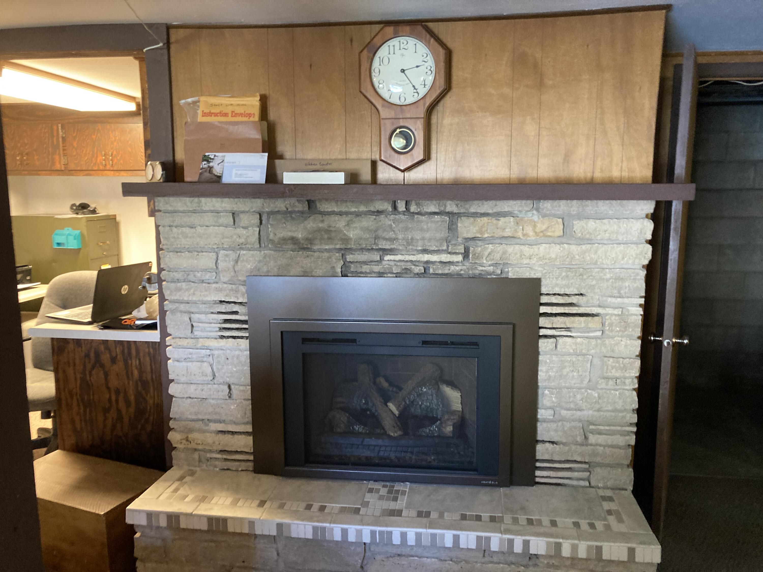 W4918 County Road North Lyndon, WI 53093 - Photo 13 of 23 Rec-Room Fireplace