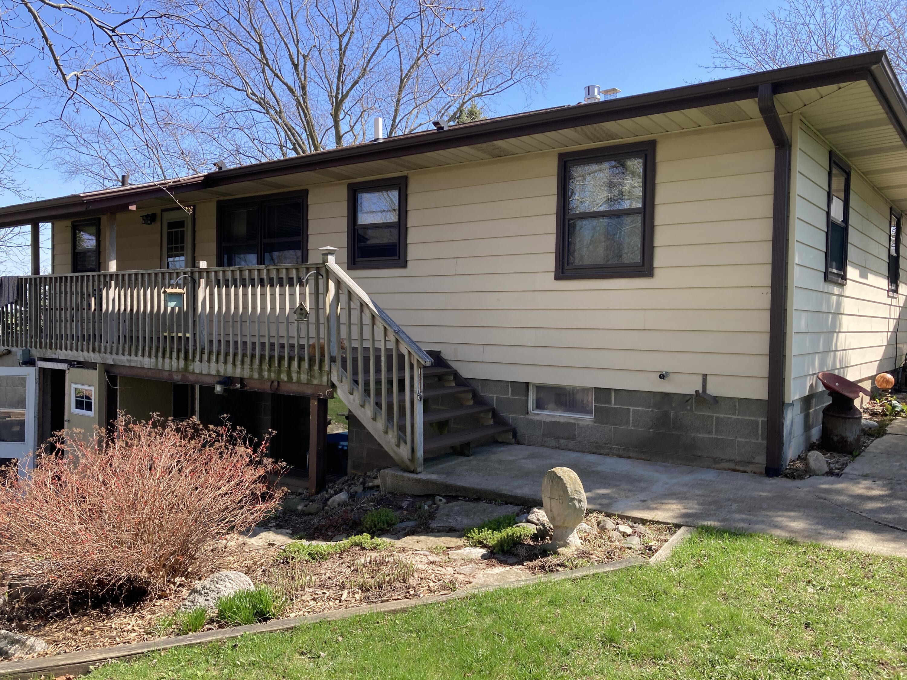 W4918 County Road North Lyndon, WI 53093 - Photo 3 of 23 Rear view of home