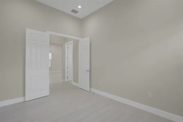 a view of an empty room