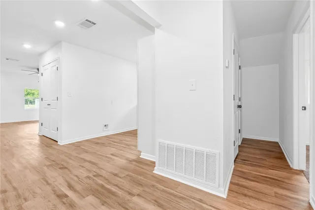 a view of empty room