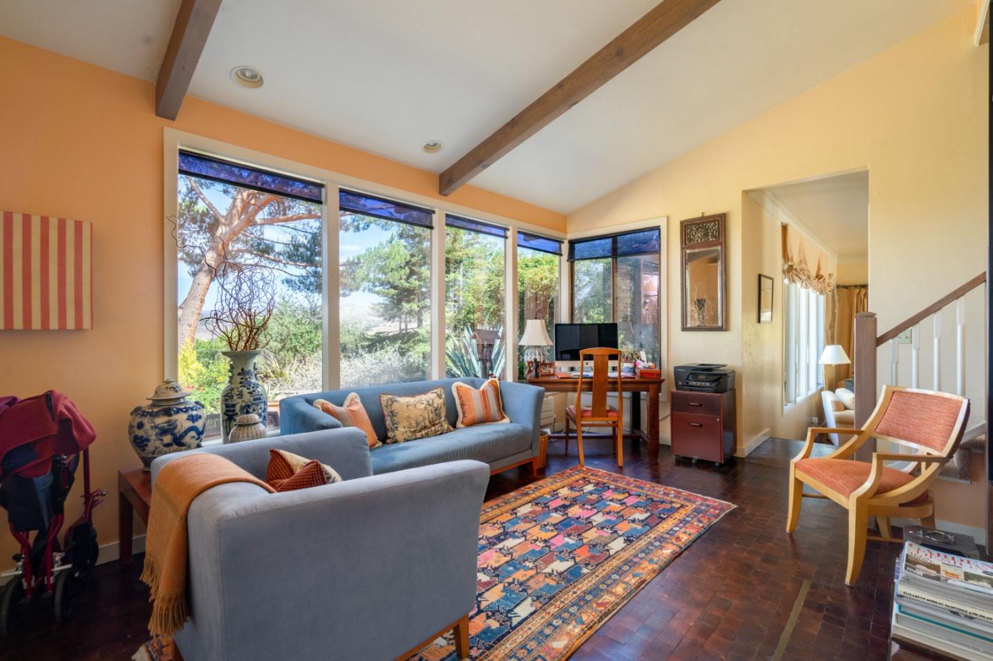 278 Corral De Tierra Road Salinas, CA 93908 - Photo 8 of 38 a living room with furniture and a large window