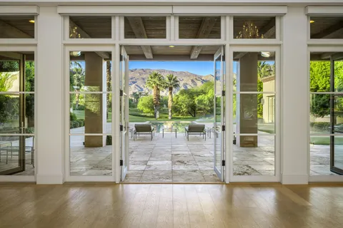 a view of front door