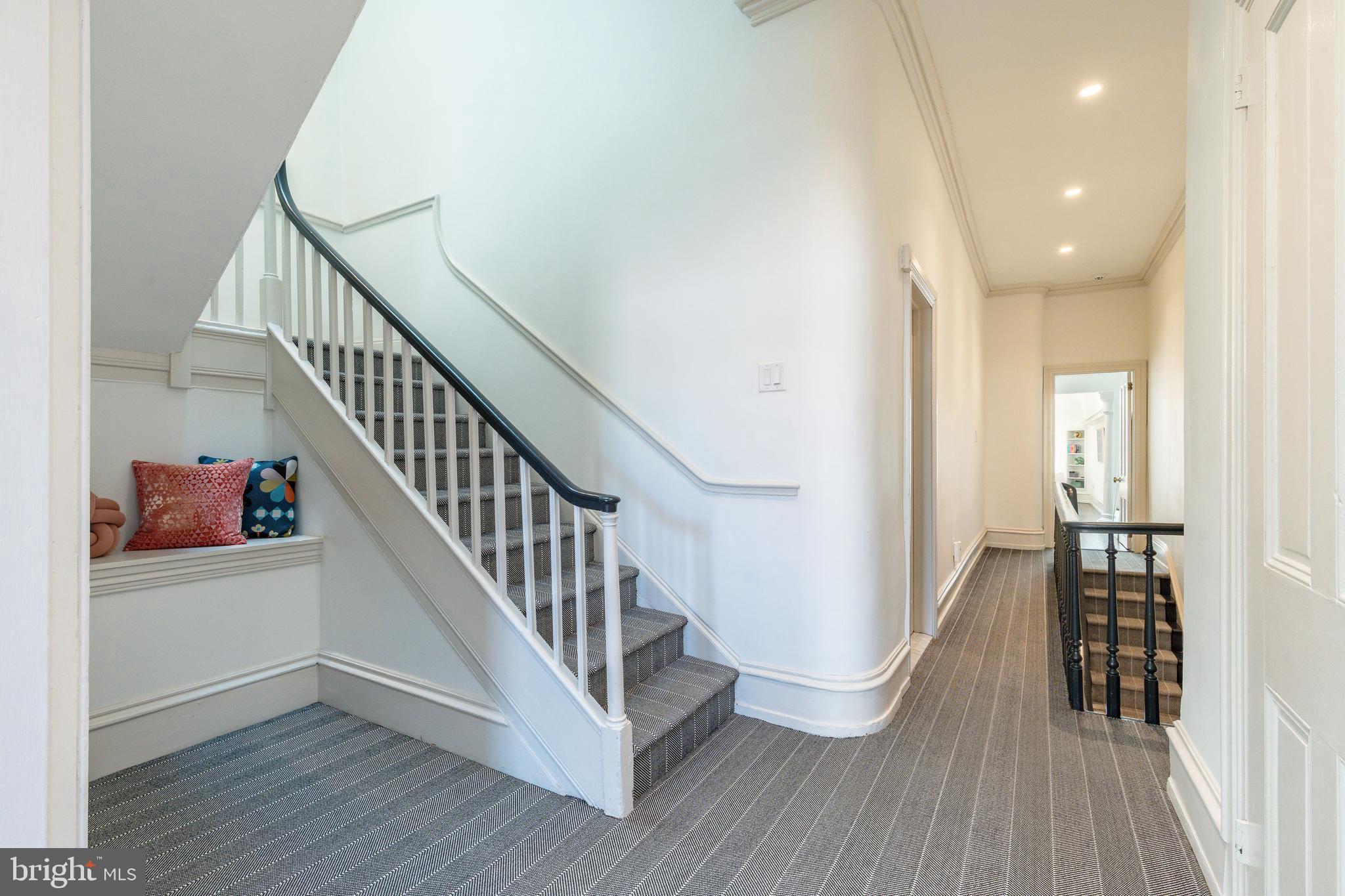 632 Spruce Street Philadelphia, PA 19106 - Photo 41 of 88 a view of entryway and hall with wooden floor