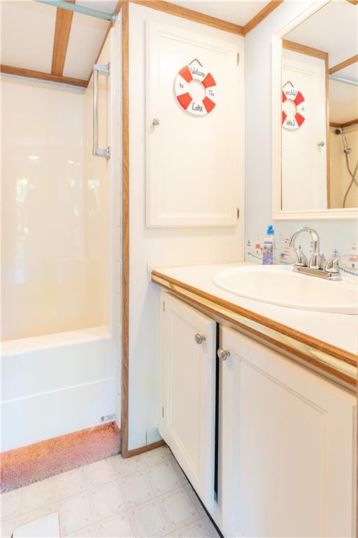 2675 Lakeview Road Confluence, PA 15424 - Photo 15 of 25 a bathroom with a sink and a mirror