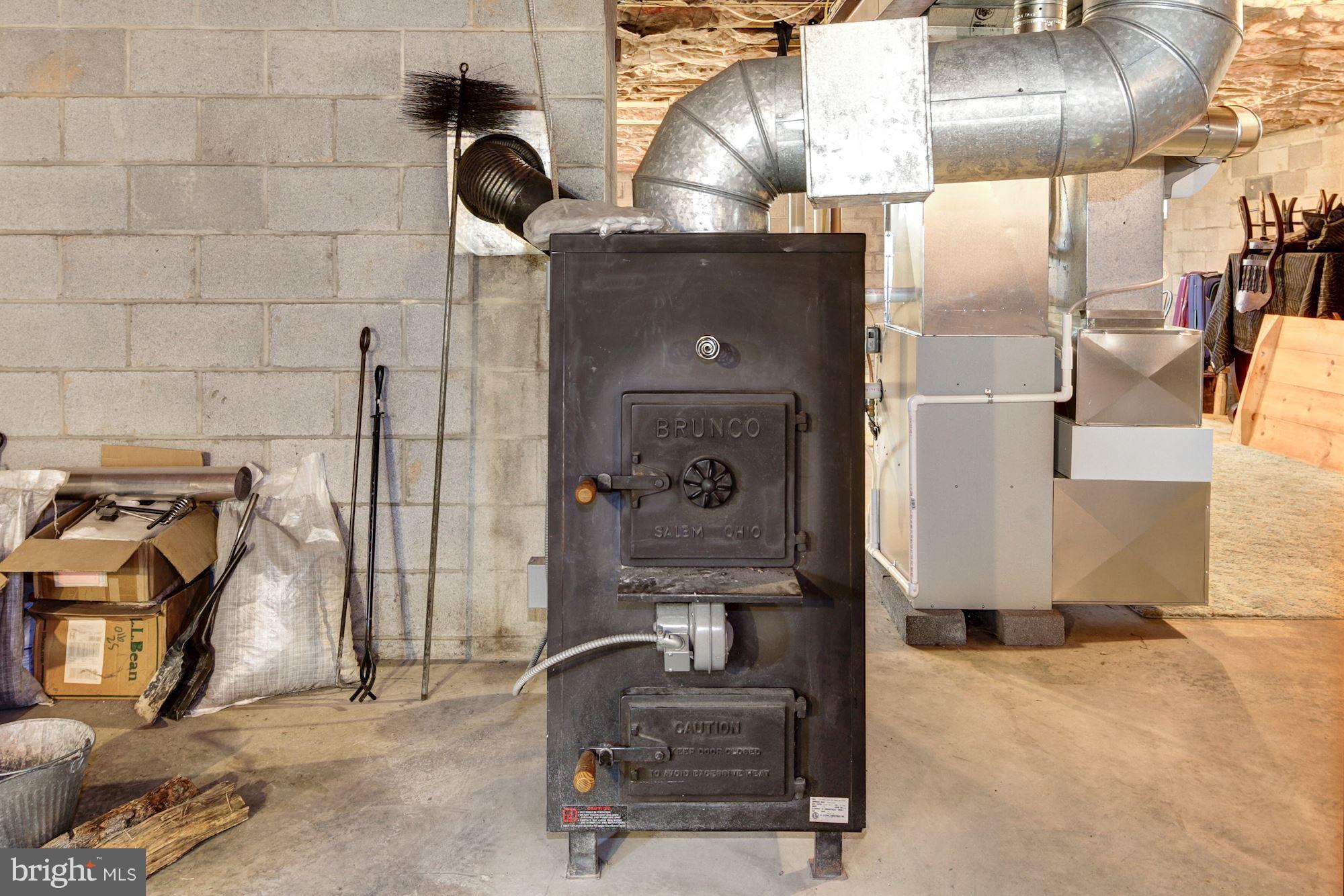4924 Old Quarter Road Upperco, MD 21155 - Photo 19 of 28 Basement coal/wood burning furnace or propane gas