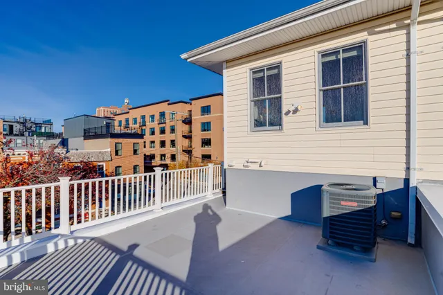 a view of a building with an outdoor space