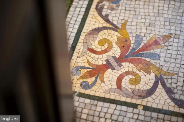 a front view of a building with street view