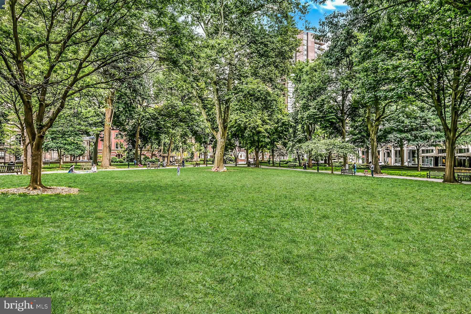 1316 Pine Street, Unit 3R Philadelphia, PA 19107 - Photo 7 of 12 a garden view with trees