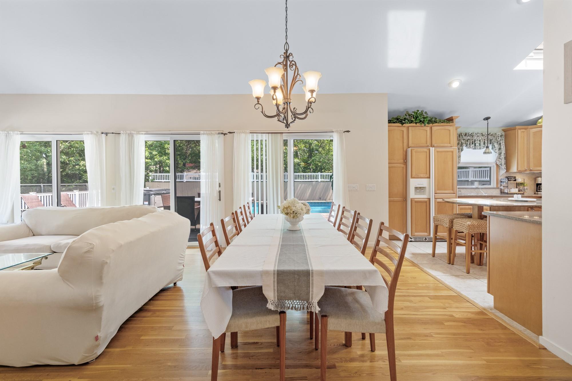 60 Quogue Riverhead Road Quogue, NY 11959 - Photo 13 of 20 a view of a dining room with furniture window and outside view