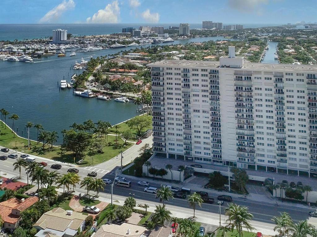 2500 East Las Olas Boulevard, Unit 707 Fort Lauderdale, FL 33301 - Photo 21 of 29 a view of a city with tall buildings