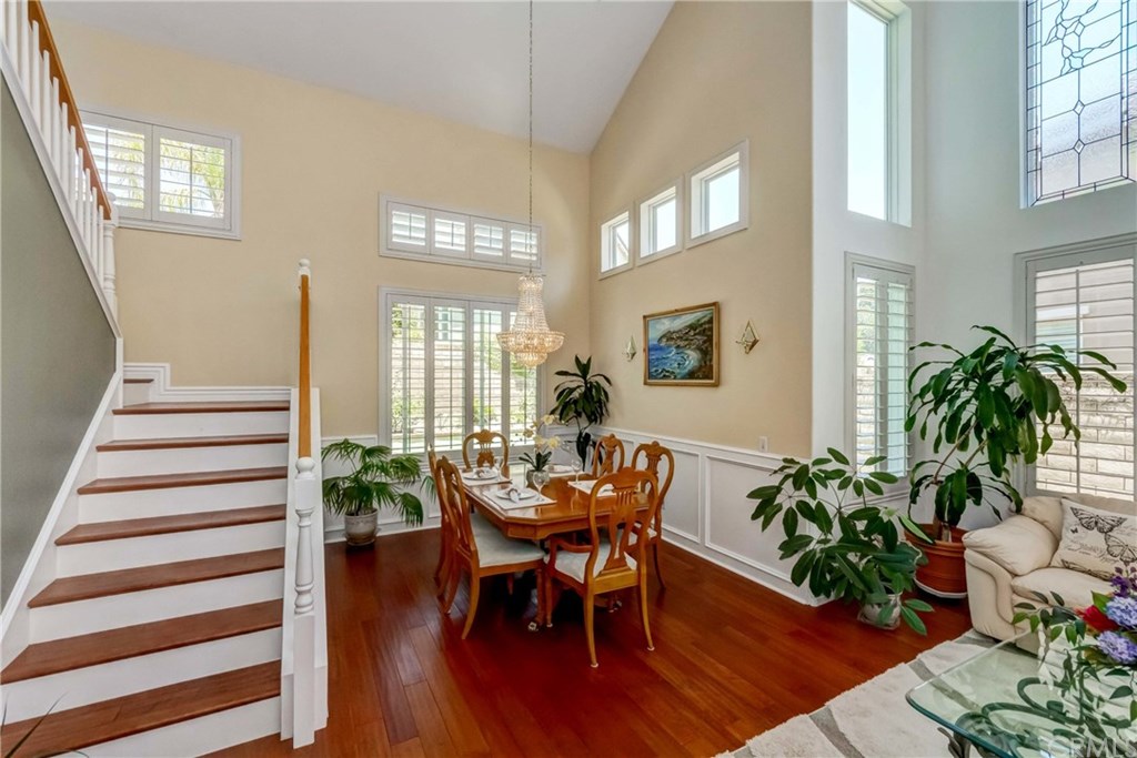 11 Mariner Cove Buena Park, CA 90621 - Photo 7 of 74 Dining Room with High Ceiling and Wainscoting Panels