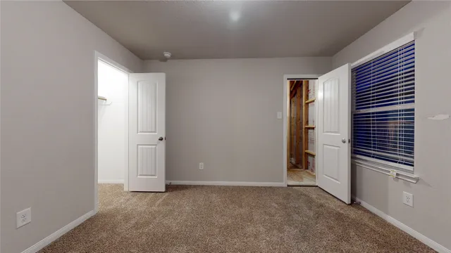 a view of empty room