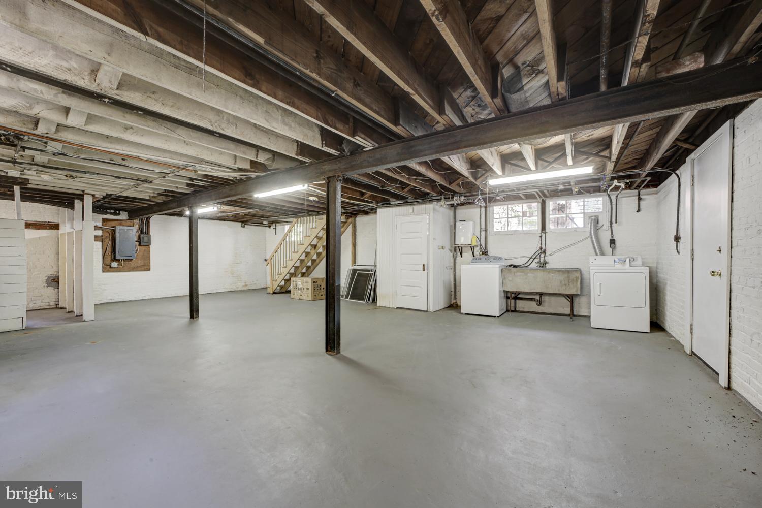 5533 33rd Street Northwest Washington, DC 20015 - Photo 39 of 47 large open basement