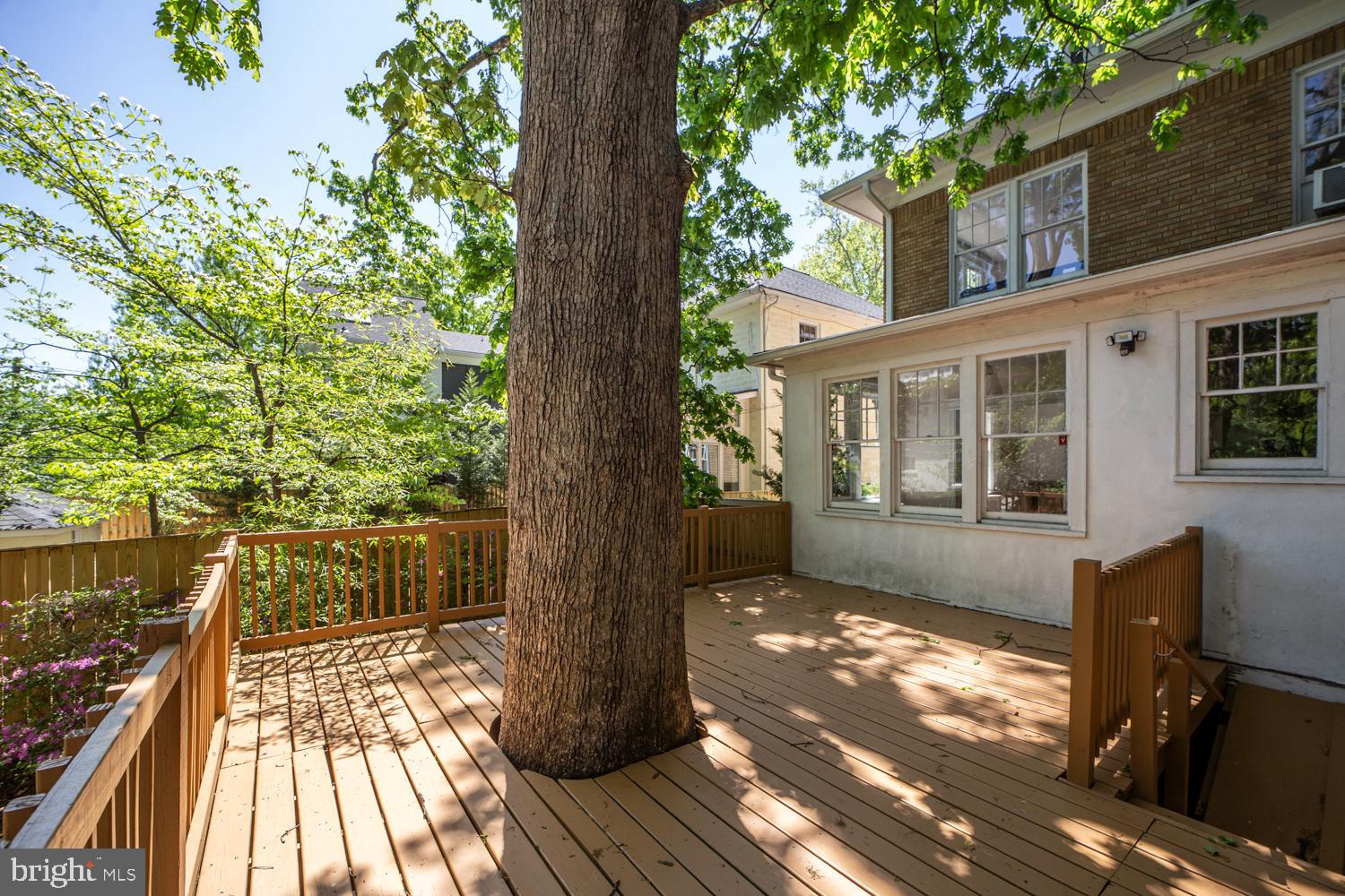 5533 33rd Street Northwest Washington, DC 20015 - Photo 41 of 47 Expansive read deck