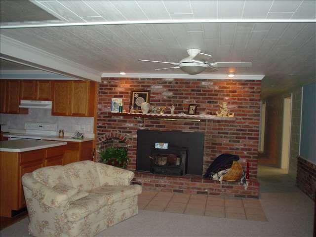 21103 North 25 East Road Danvers, IL 61732 - Photo 8 of 8 a kitchen with a cabinets and a fireplace