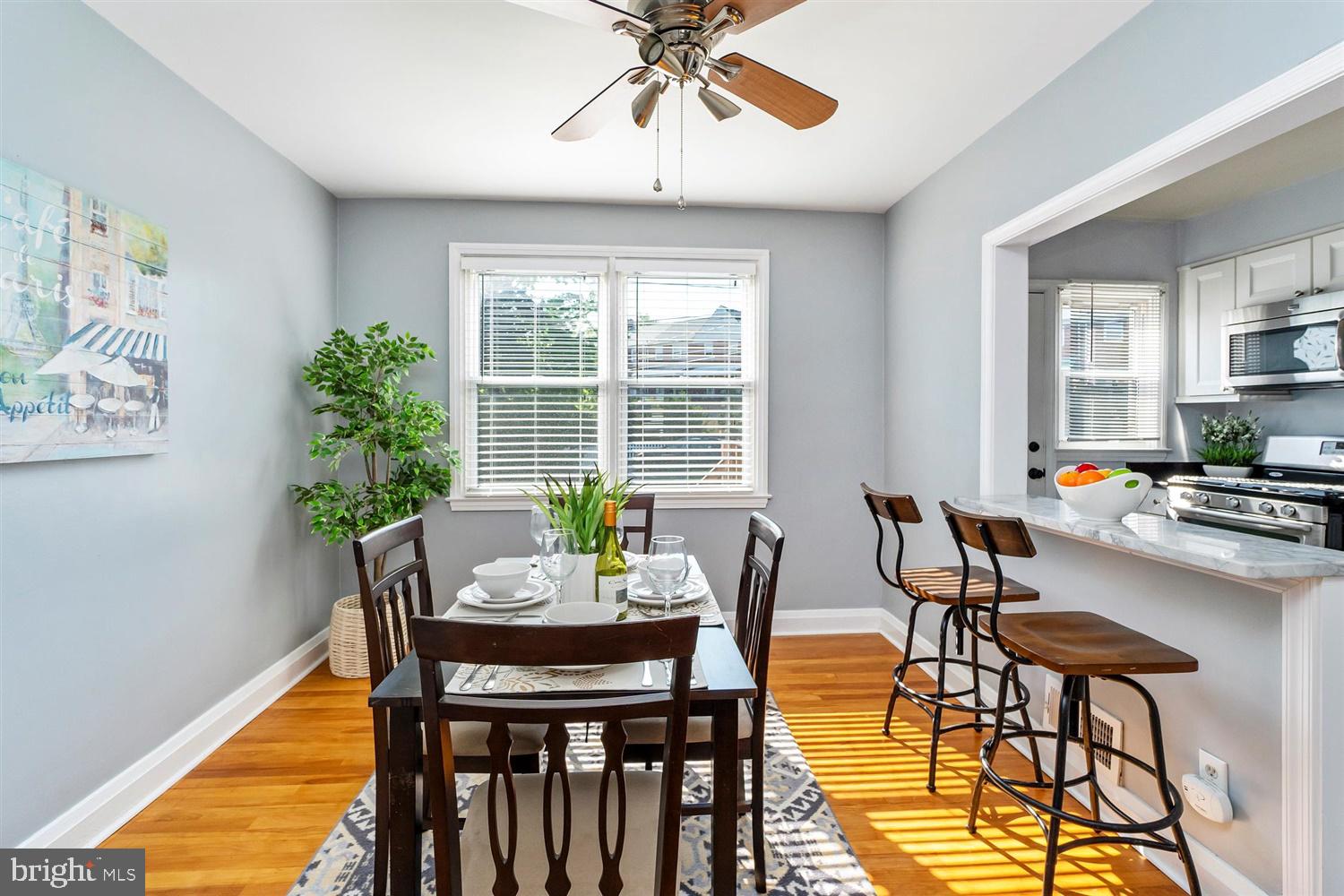 8656 Black Oak Road Baltimore, MD 21234 - Photo 9 of 32 Dining Room With Ceiling Fan
