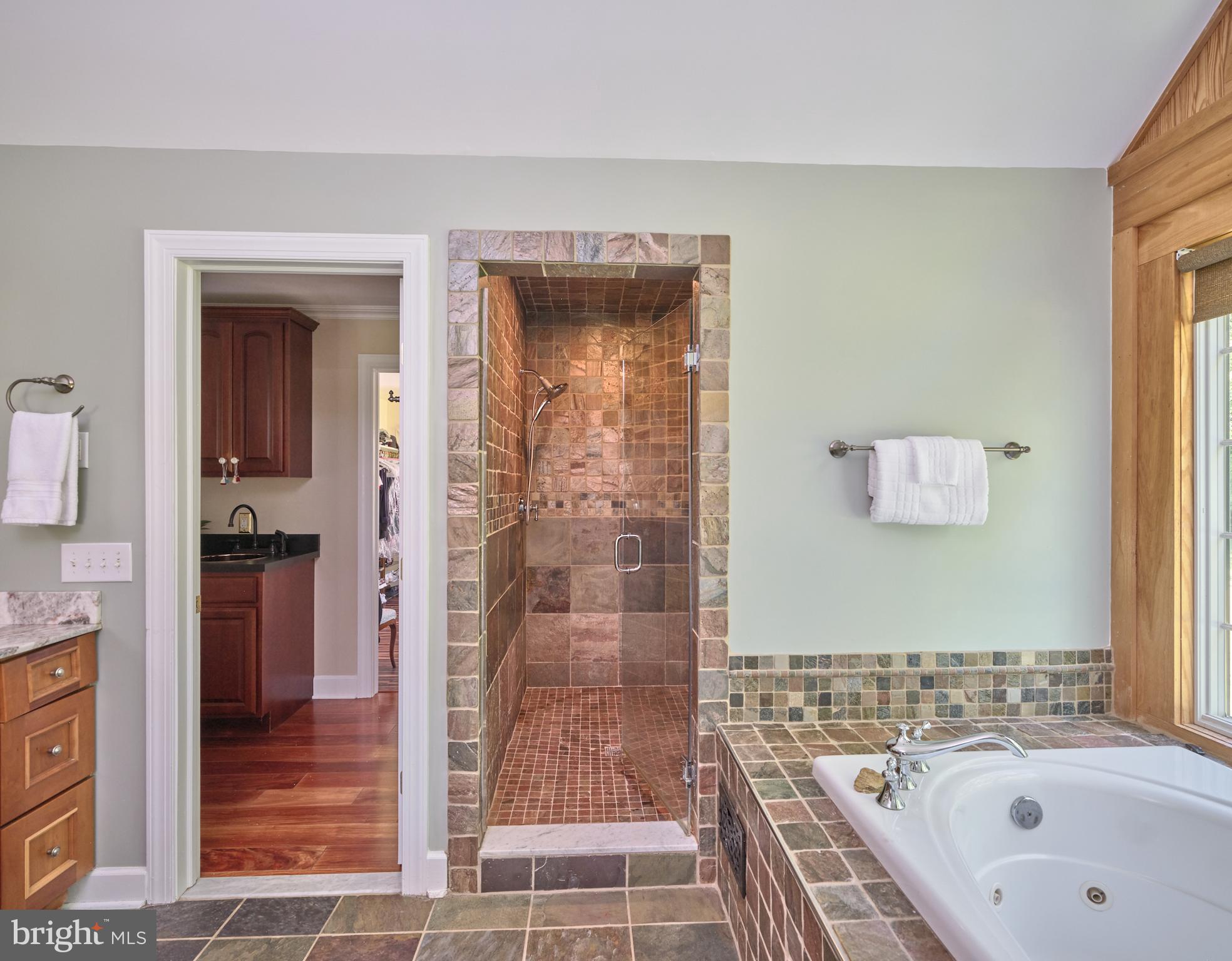 941 Mt Eyre Road Washington Crossing, PA 18977 - Photo 33 of 67 Primary Bath - Spacious Walk-in Shower