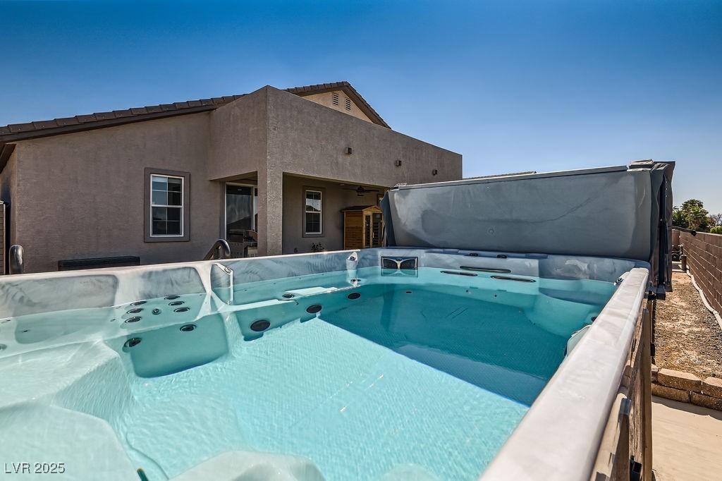 130 West Fairway Road Henderson, NV 89015 - Photo 32 of 40 View of Swim Spa and covered patio