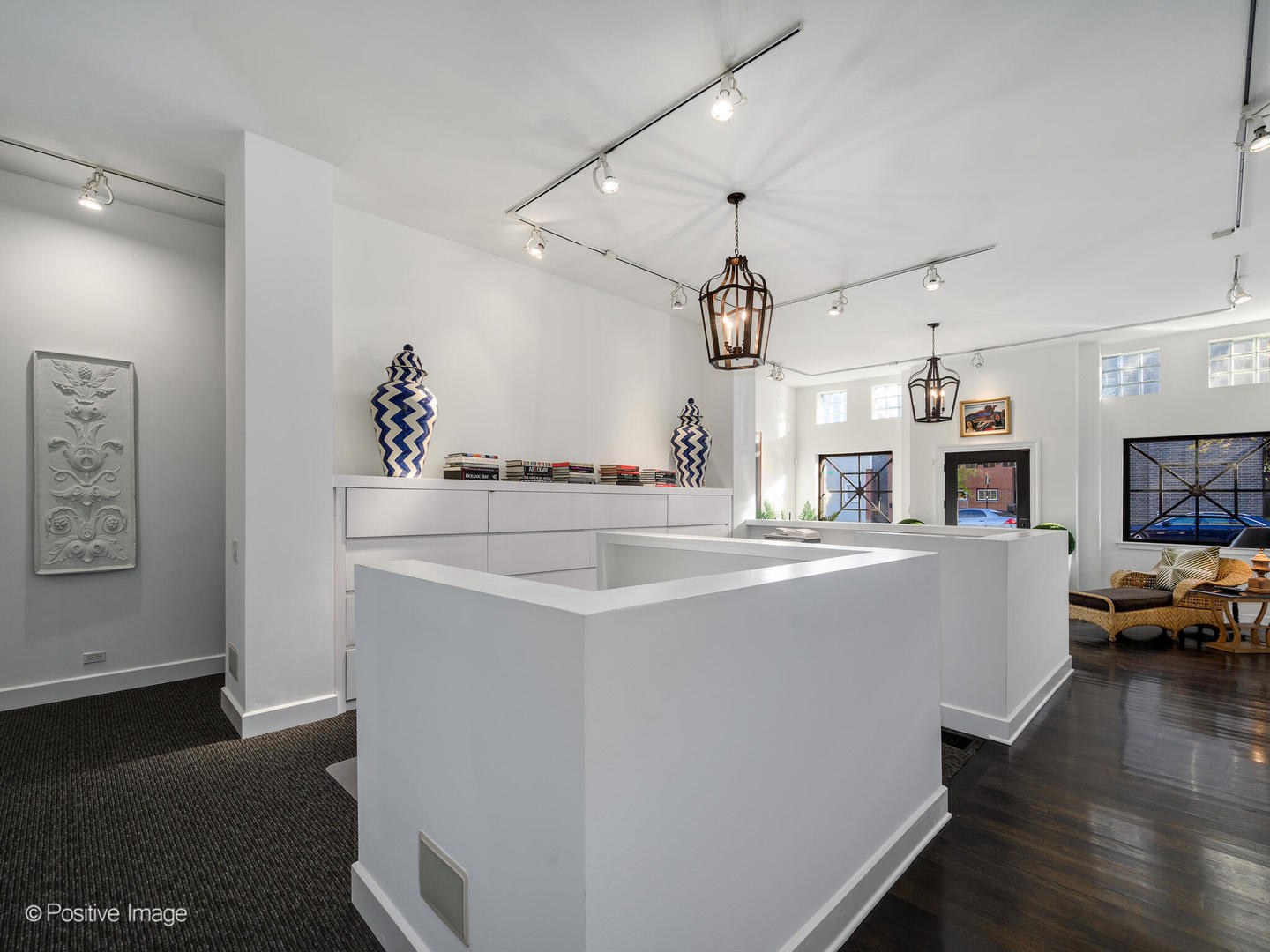 1244 West Chicago Avenue Chicago, IL 60642 - Photo 5 of 22 a view of kitchen and kitchen with furniture and wooden floor