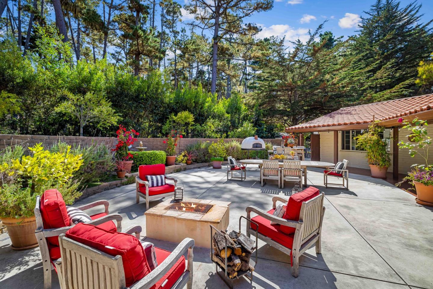 1268 Viscaino Road Pebble Beach, CA 93953 - Photo 36 of 47 an outdoor space with patio furniture