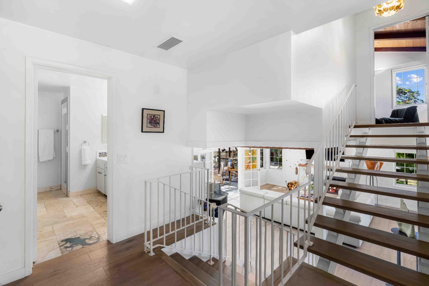 1268 Viscaino Road Pebble Beach, CA 93953 - Photo 10 of 47 a view of livingroom with furniture and stairs