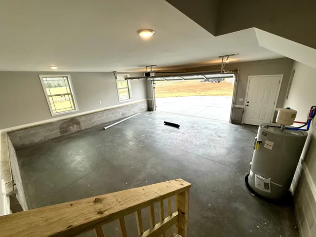 a view of water heater room