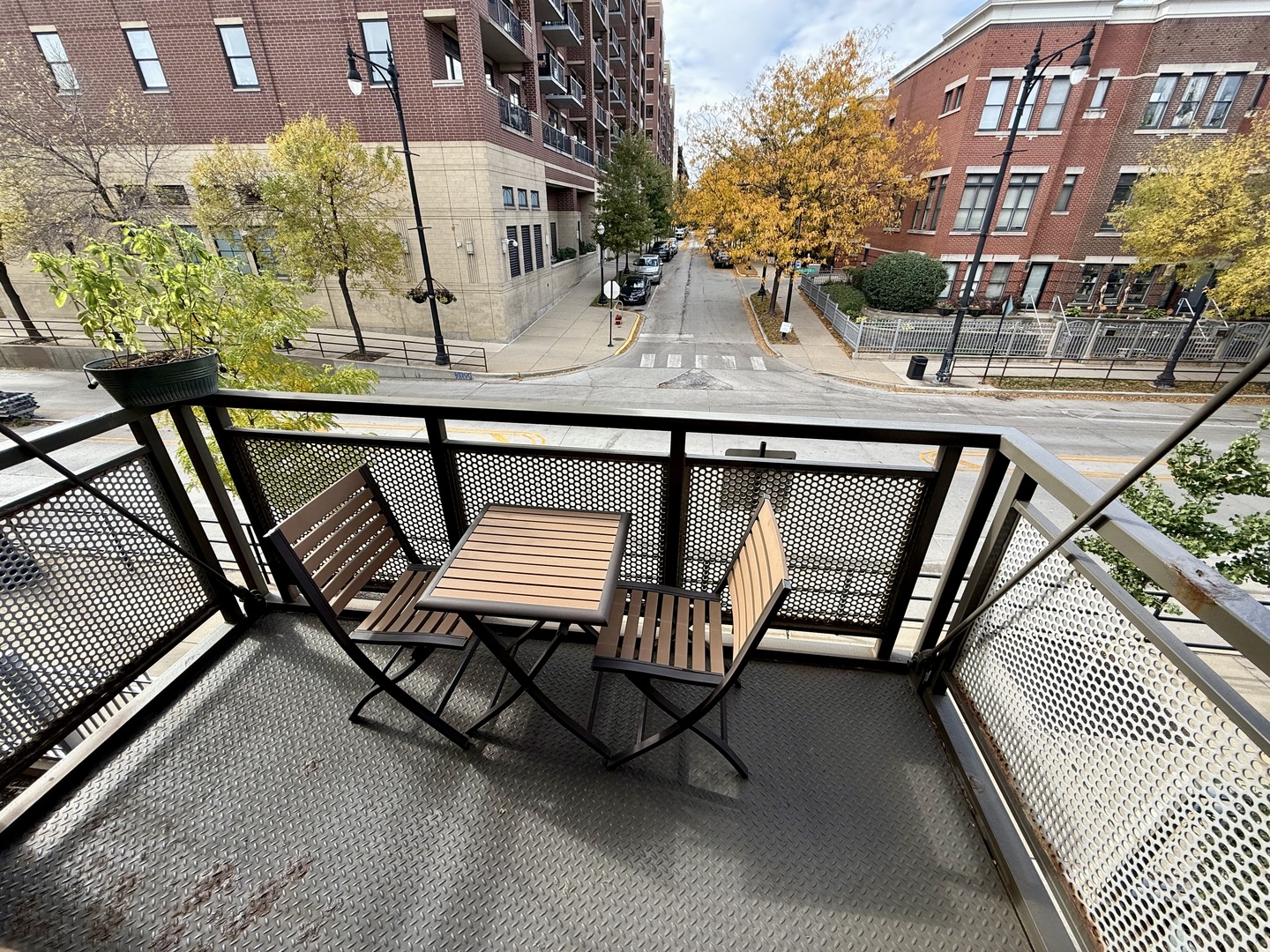 1515 South Halsted Street, Unit 204 Chicago, IL 60607 - Photo 12 of 14 a view of balcony with furniture