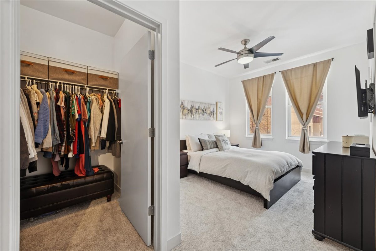 1515 South Halsted Street, Unit 204 Chicago, IL 60607 - Photo 10 of 14 a bed room with a bed and a window