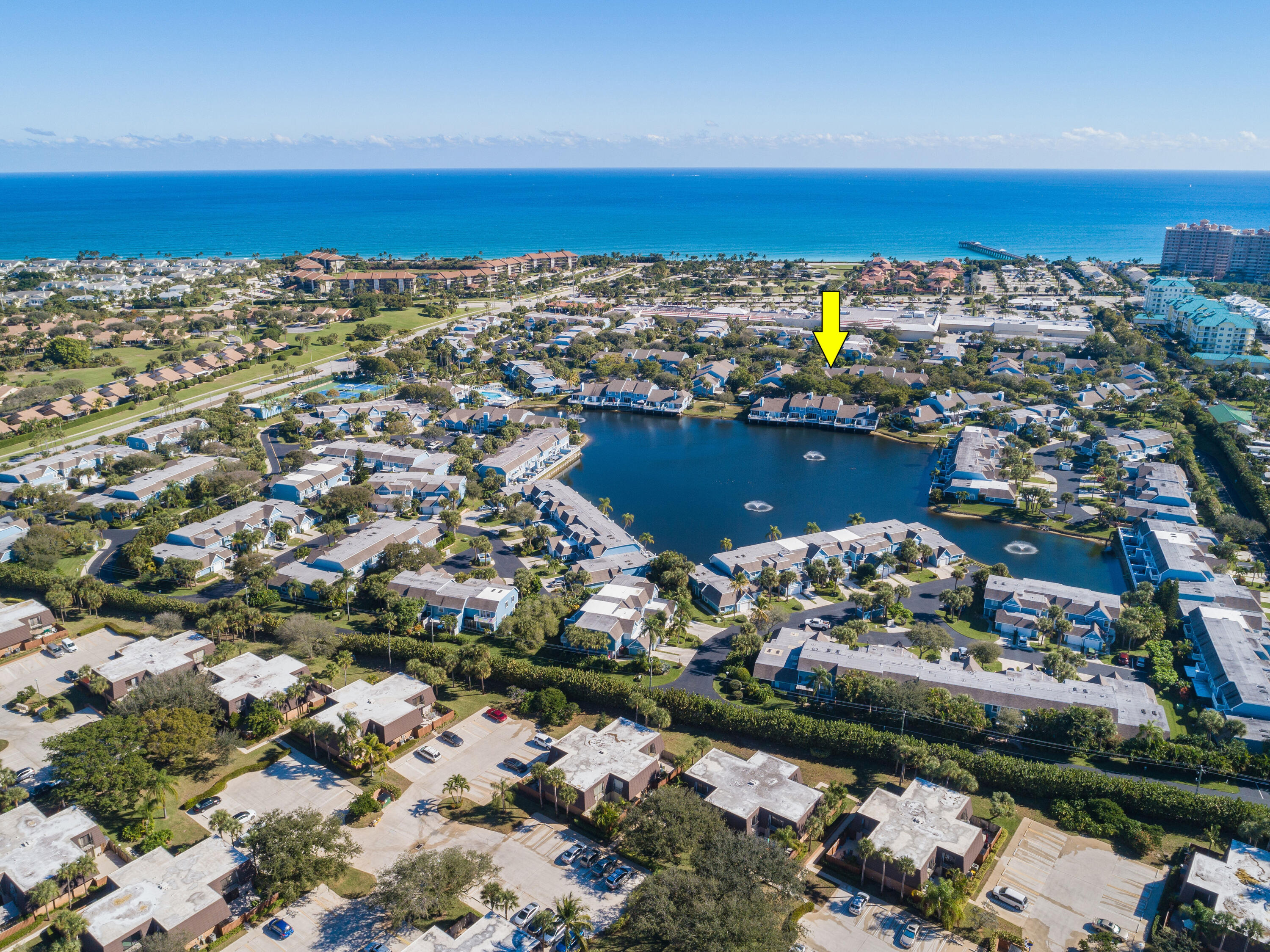 607 Ocean Dunes Circle Jupiter, FL 33477 - Photo 30 of 45 an aerial view of a city