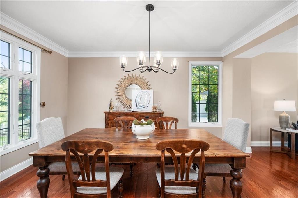185 Pinkerton Road Wexford, PA 15090 - Photo 8 of 40 a view of a dining room with furniture window and wooden floor