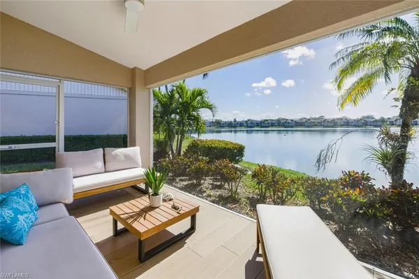 a view of a couches in a patio