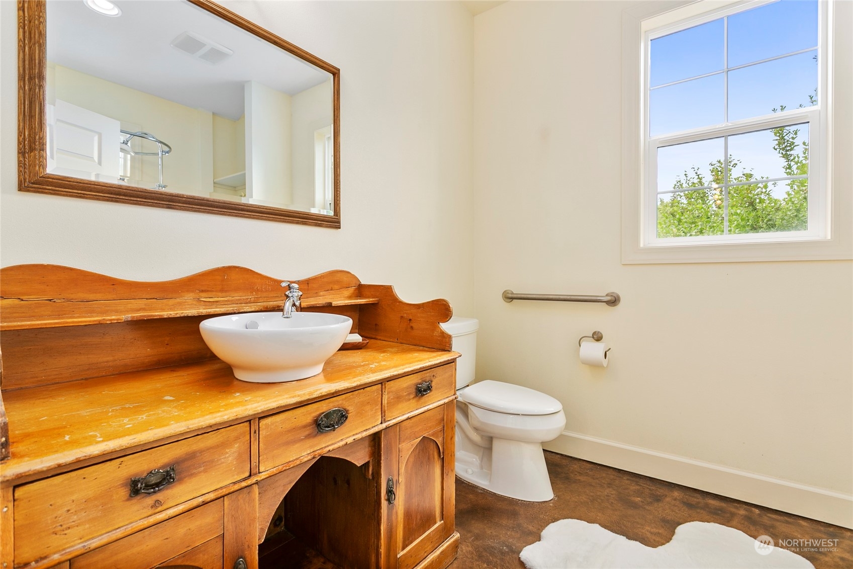 3073 Mountain View Road Ferndale, WA 98248 - Photo 28 of 40 a bathroom with a sink and a toilet