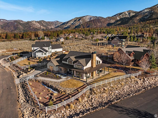 1210 East Bristle Cone Road Pine Valley, UT 84781 - Photo 50 of 54 Aerial perspective of Pine Valley featuring a mountain backdrop