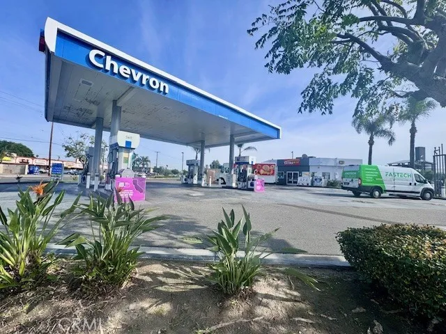 a building view with a outdoor space