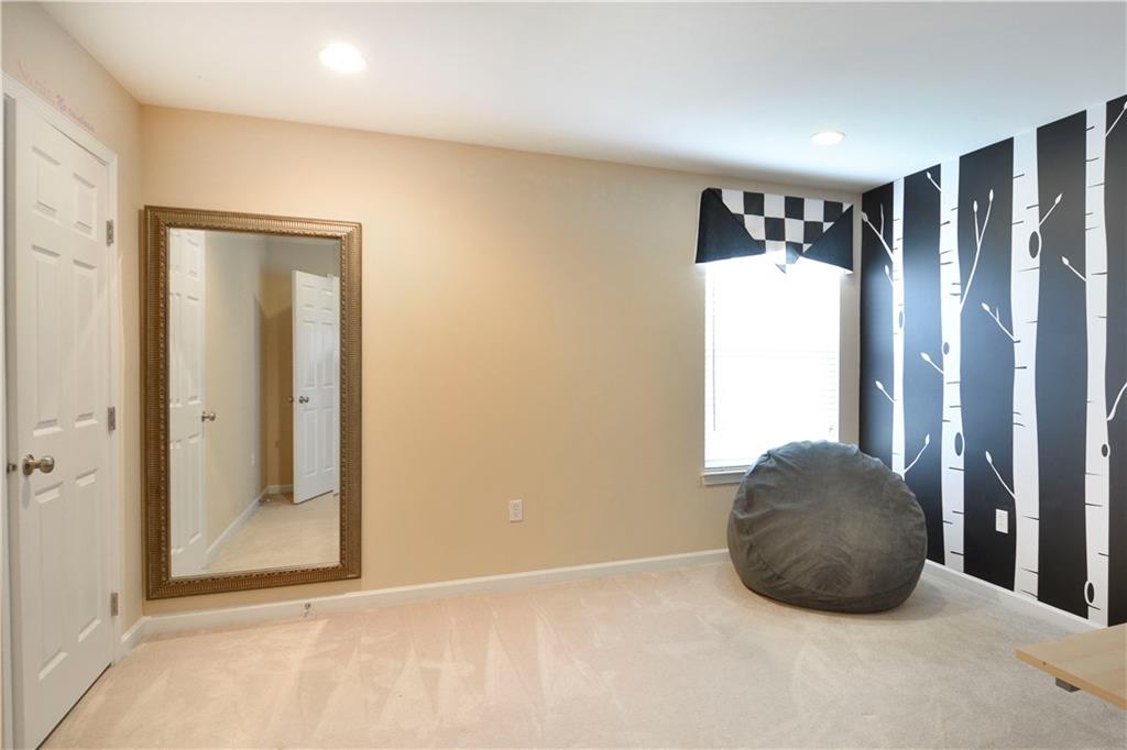 132 Walnut Drive McKees Rocks, PA 15136 - Photo 17 of 25 Third bedroom. The paint job was left untouched from when it was the model home. The children loved it!